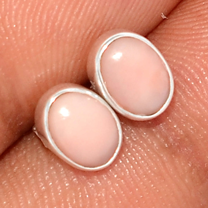 Pink Opal Studs - PNKS292