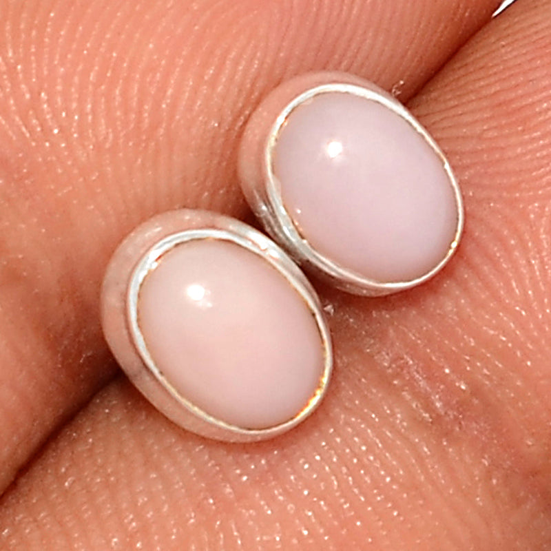 Pink Opal Studs - PNKS294