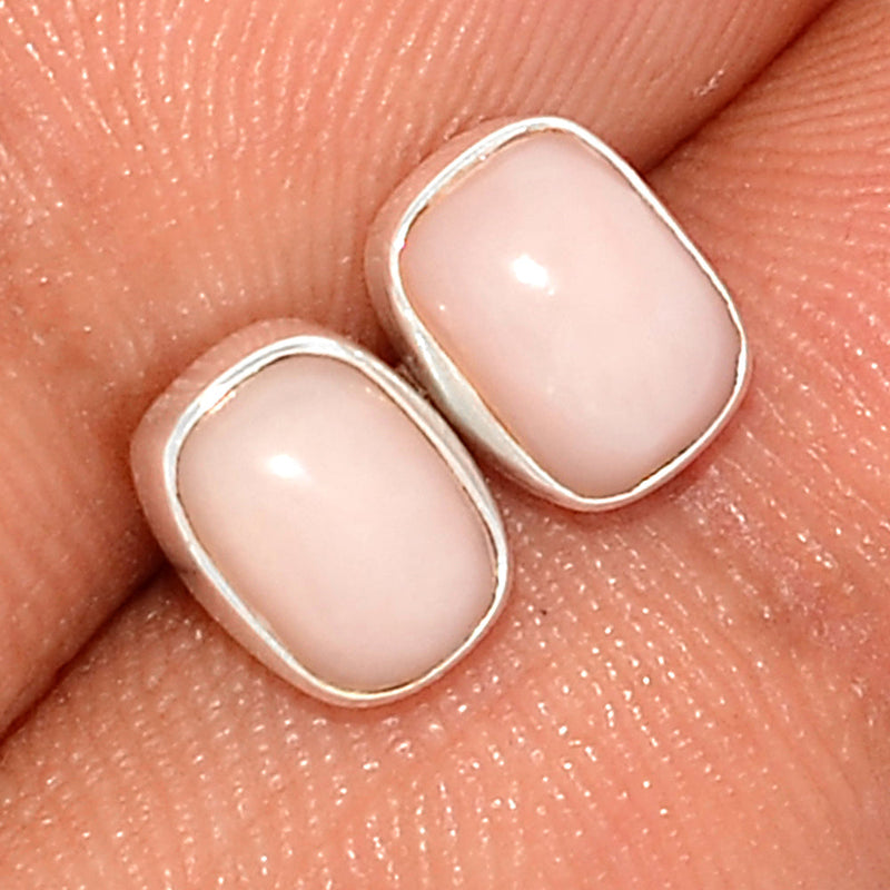 Pink Opal Studs - PNKS295