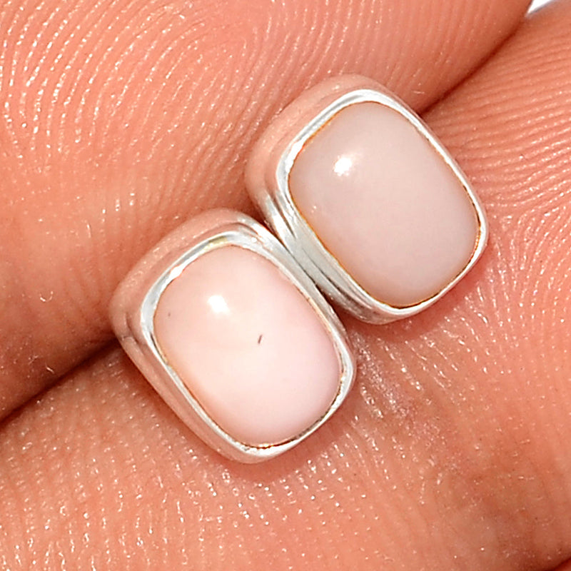 Pink Opal Studs - PNKS297