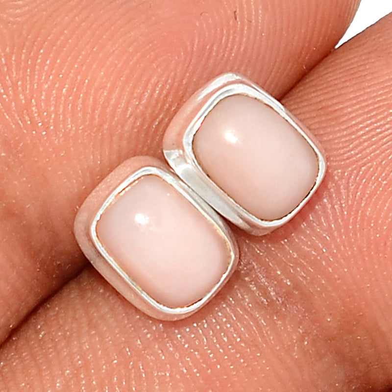 Pink Opal Studs - PNKS299