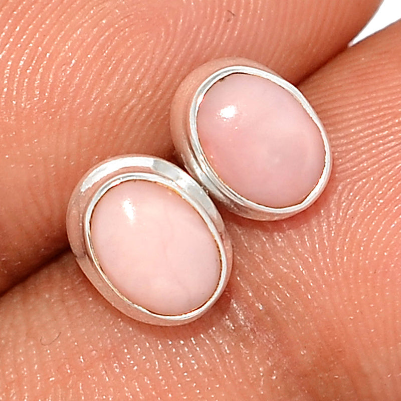 Pink Opal Studs - PNKS301