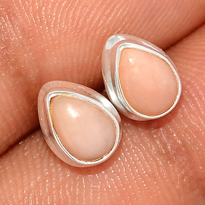 Pink Opal Studs - PNKS302