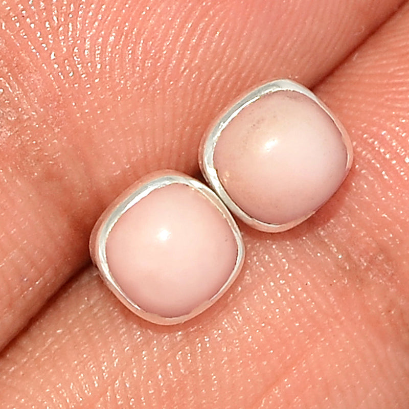 Pink Opal Studs - PNKS304