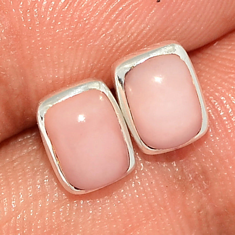 Pink Opal Studs - PNKS305