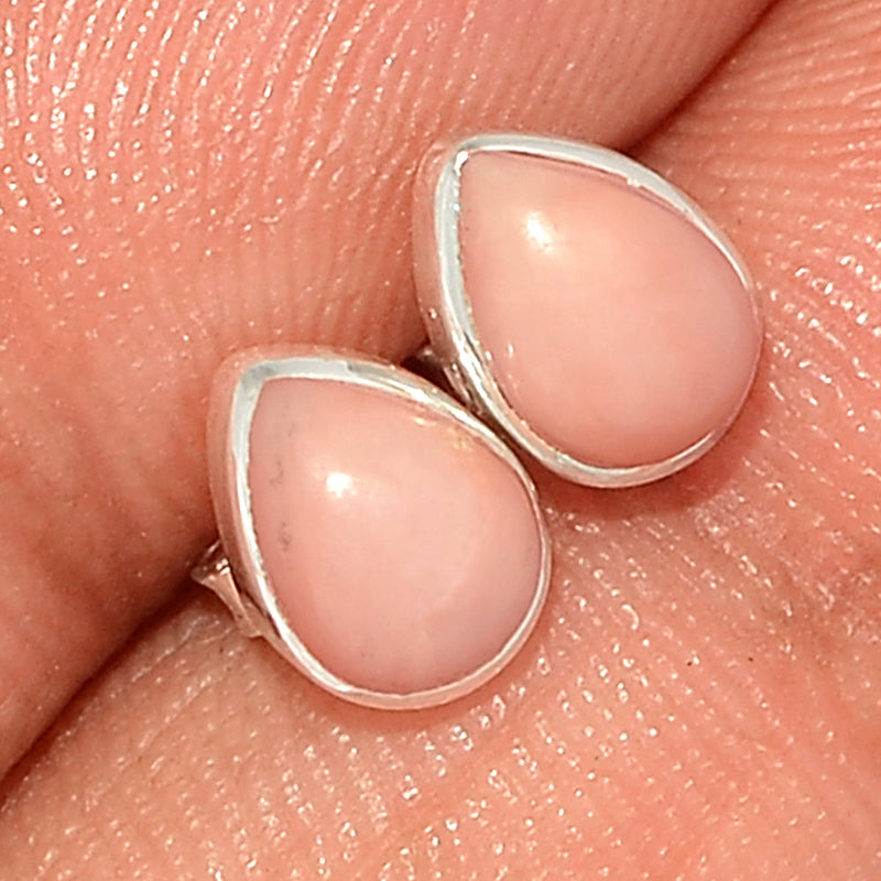 Pink Opal Studs - PNKS307