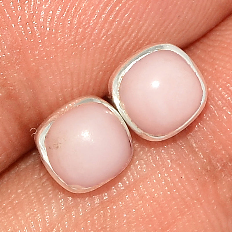Pink Opal Studs - PNKS309