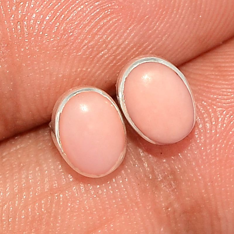 Pink Opal Studs - PNKS313
