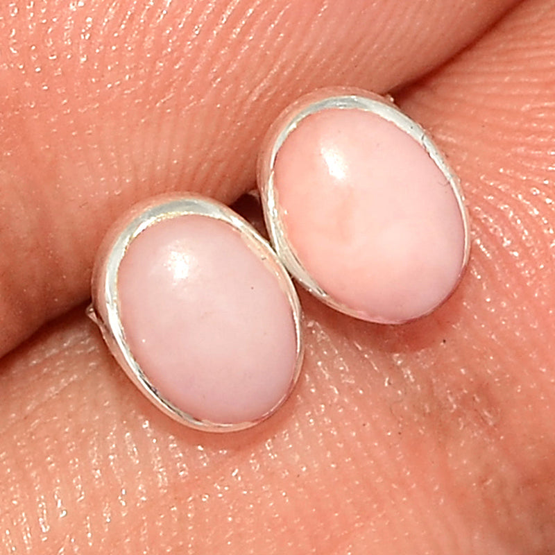 Pink Opal Studs - PNKS315