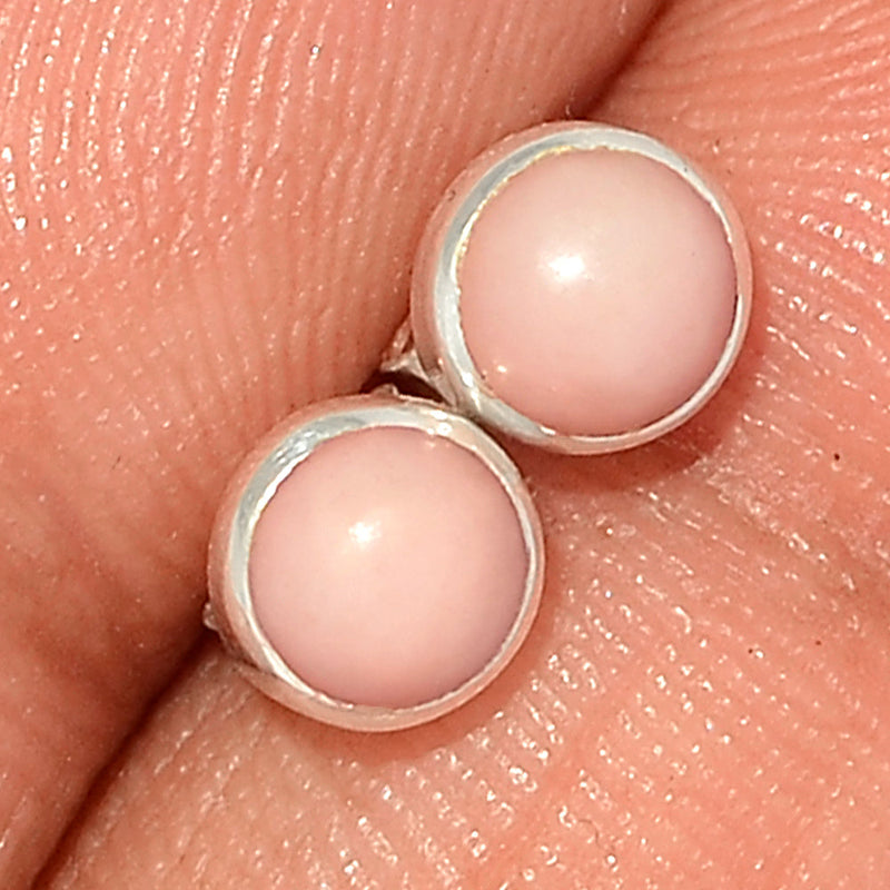 Pink Opal Studs - PNKS317