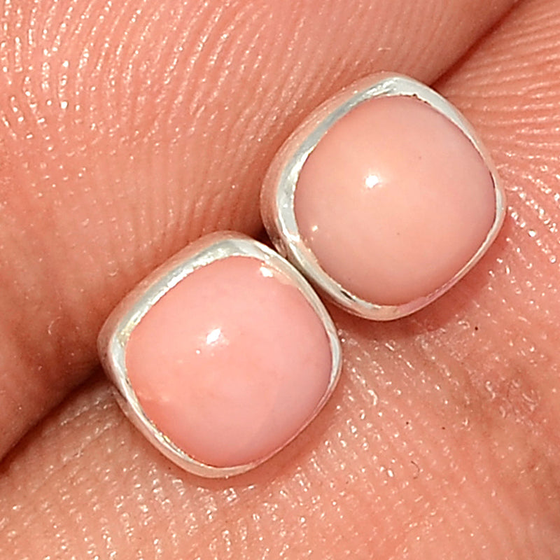 Pink Opal Studs - PNKS321