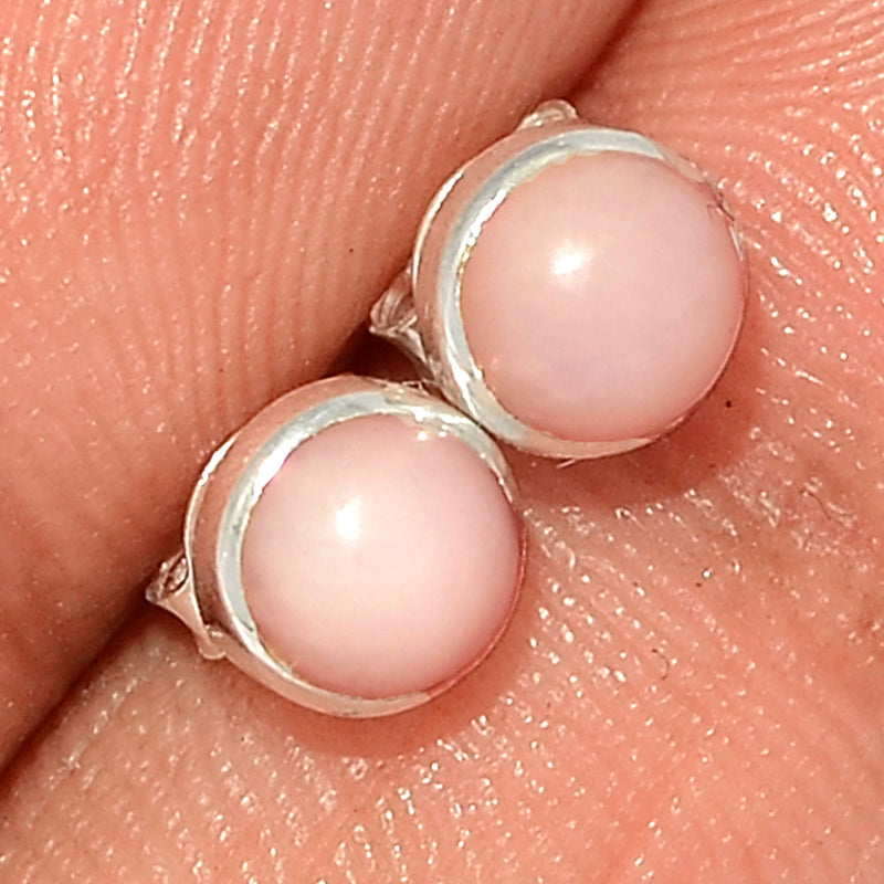 Pink Opal Studs - PNKS322