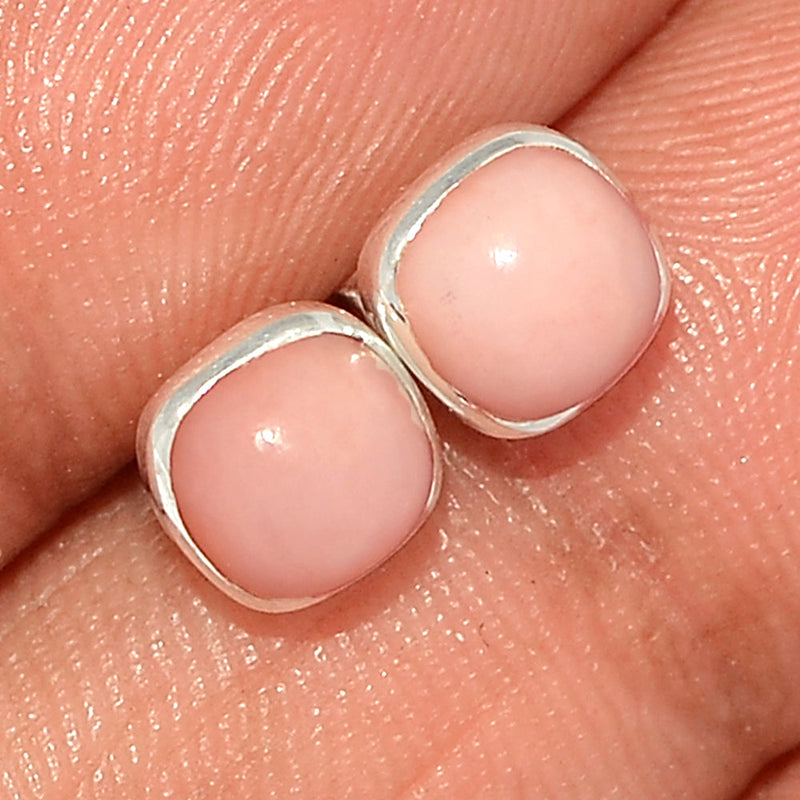 Pink Opal Studs - PNKS323
