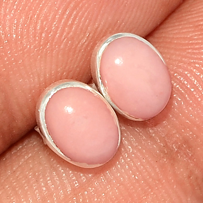 Pink Opal Studs - PNKS327