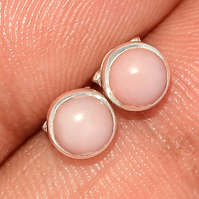 Pink Opal Studs - PNKS328