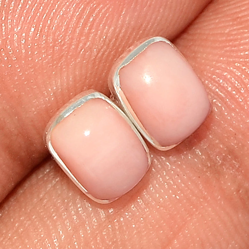 Pink Opal Studs - PNKS329