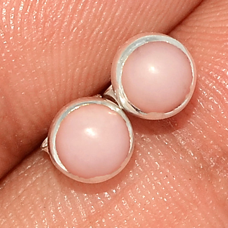 Pink Opal Studs - PNKS330