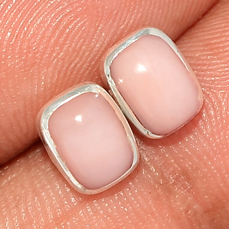 Pink Opal Studs - PNKS331