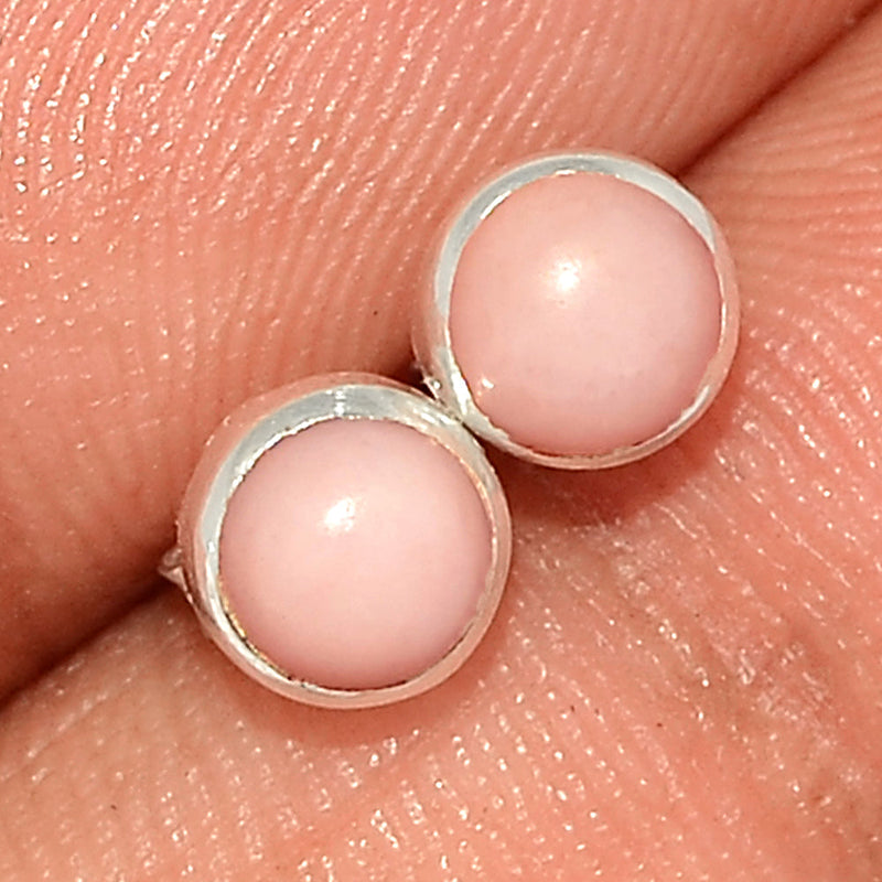 Pink Opal Studs - PNKS332
