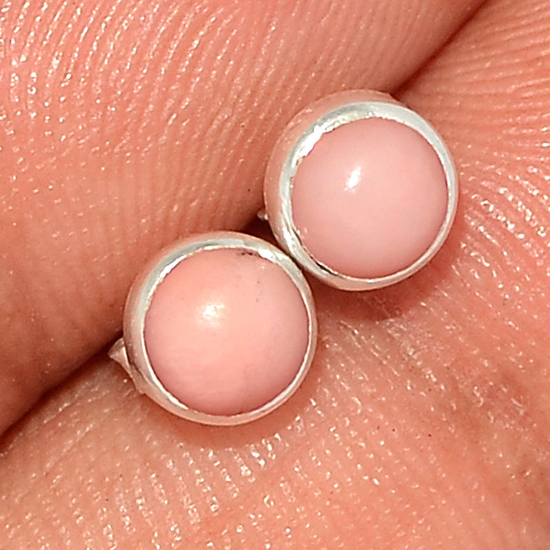 Pink Opal Studs - PNKS336