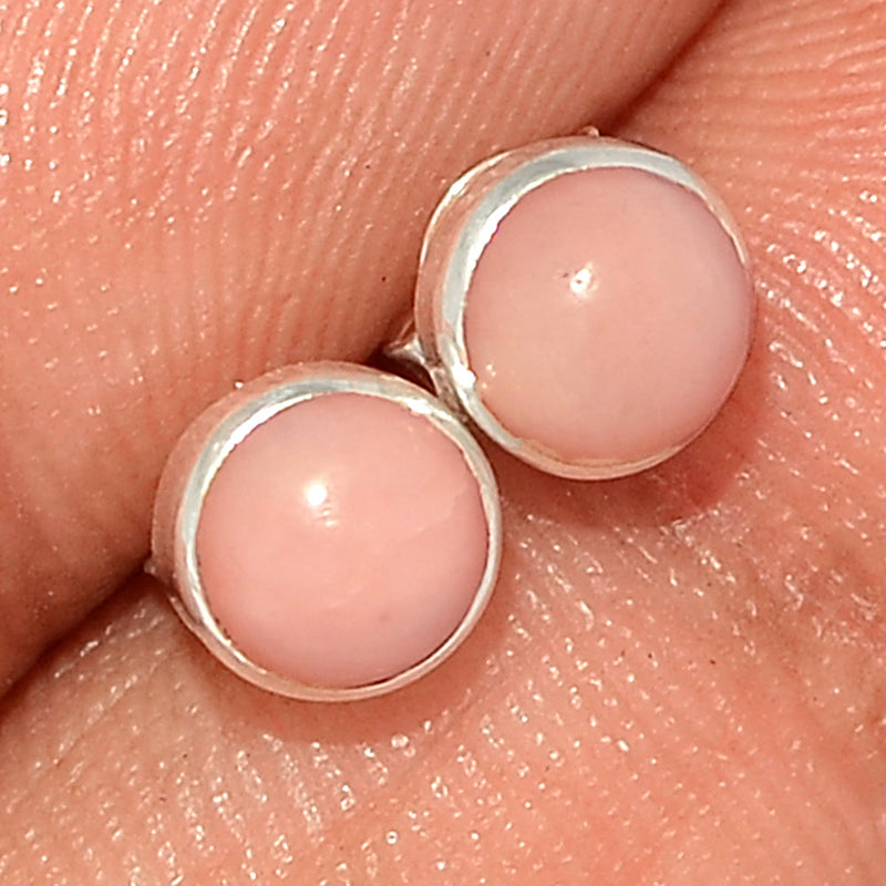 Pink Opal Studs - PNKS338