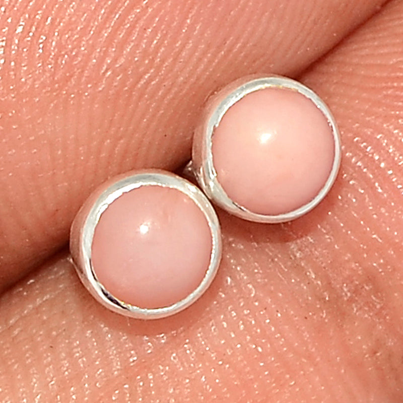 Pink Opal Studs - PNKS339