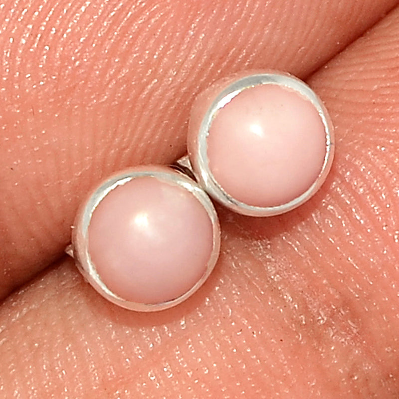 Pink Opal Studs - PNKS340