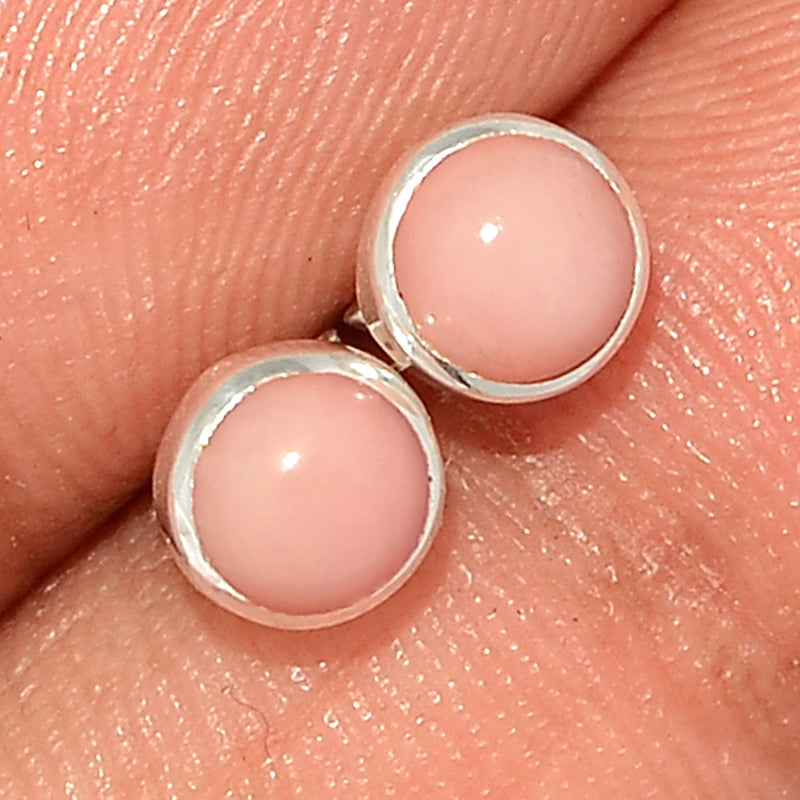 Pink Opal Studs - PNKS341