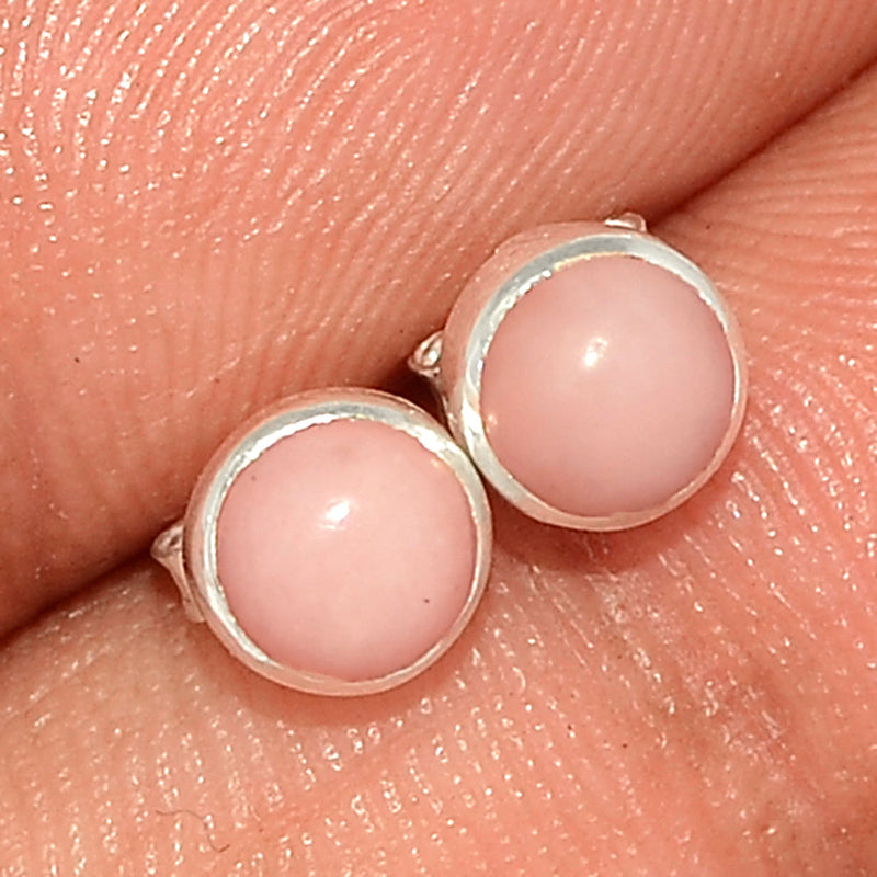 Pink Opal Studs - PNKS342