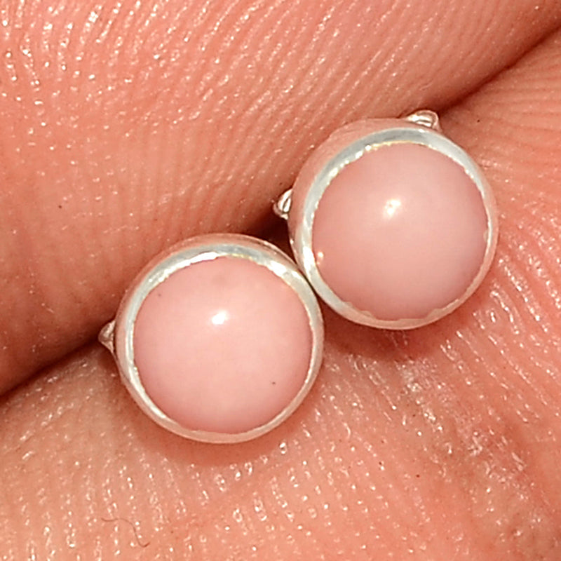 Pink Opal Studs - PNKS343