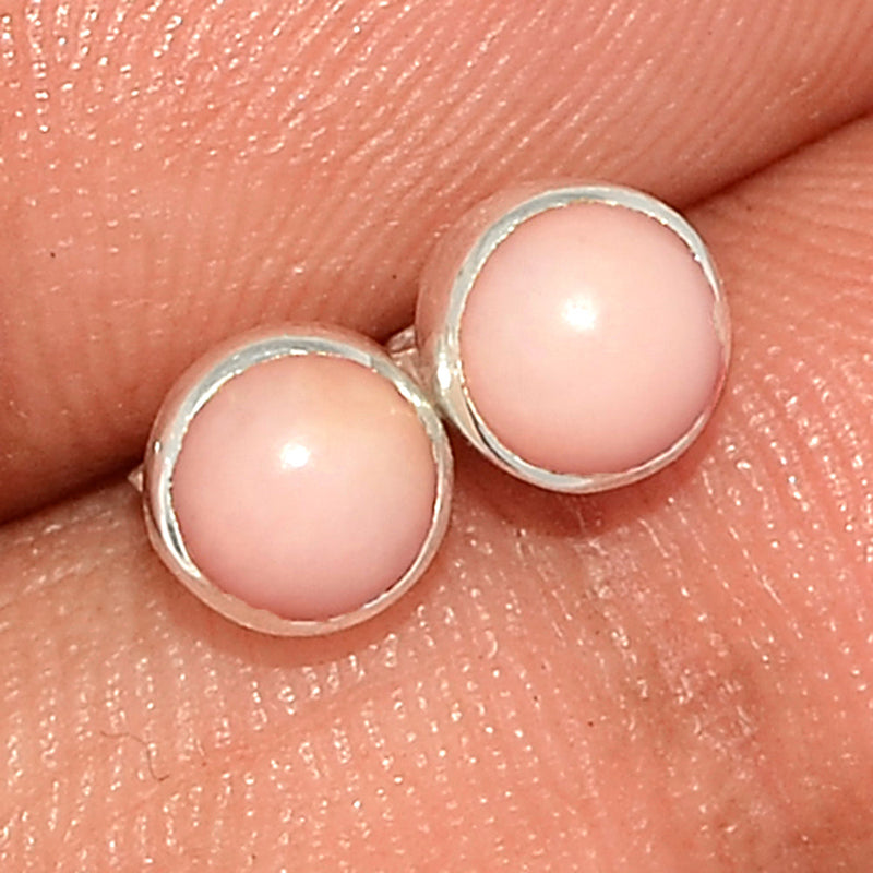 Pink Opal Studs - PNKS346