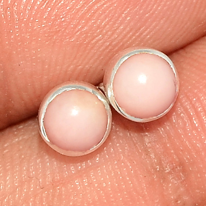 Pink Opal Studs - PNKS347