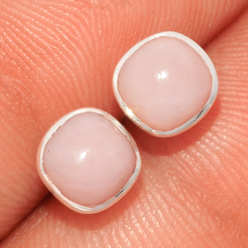 Pink Opal Studs - PNKS51