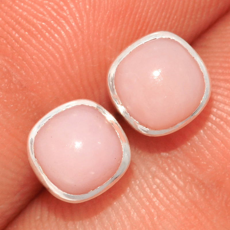 Pink Opal Studs - PNKS52