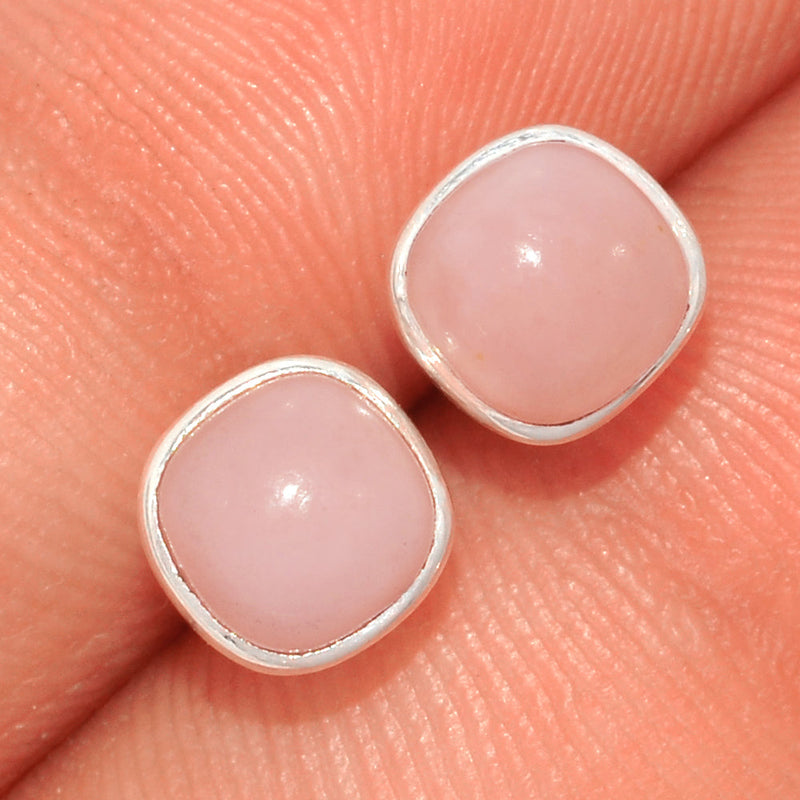 Pink Opal Studs - PNKS64