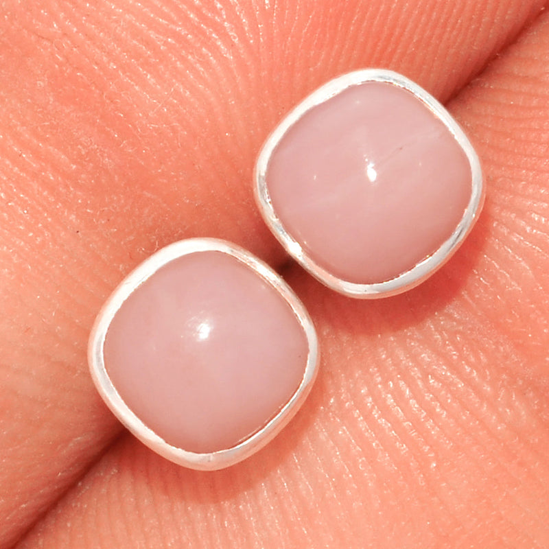 Pink Opal Studs - PNKS74