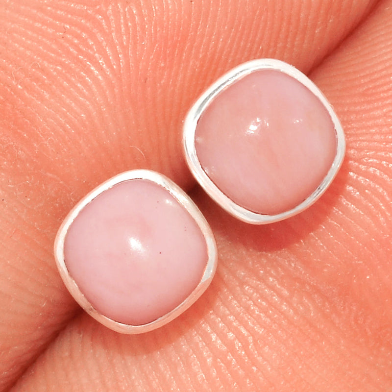 Pink Opal Studs - PNKS75