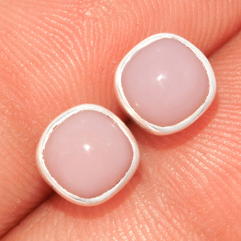 Pink Opal Studs - PNKS76