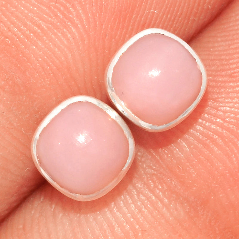 Pink Opal Studs - PNKS77