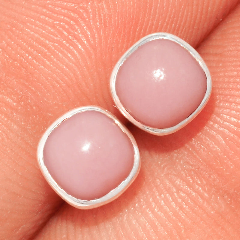 Pink Opal Studs - PNKS90