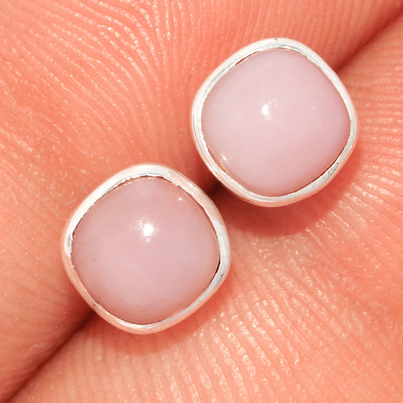Pink Opal Studs - PNKS91