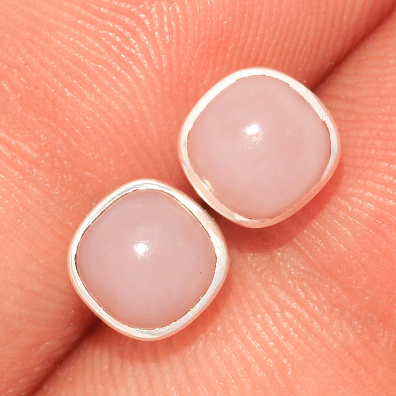 Pink Opal Studs - PNKS92