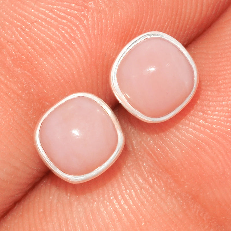 Pink Opal Studs - PNKS93