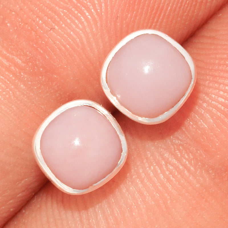 Pink Opal Studs - PNKS94