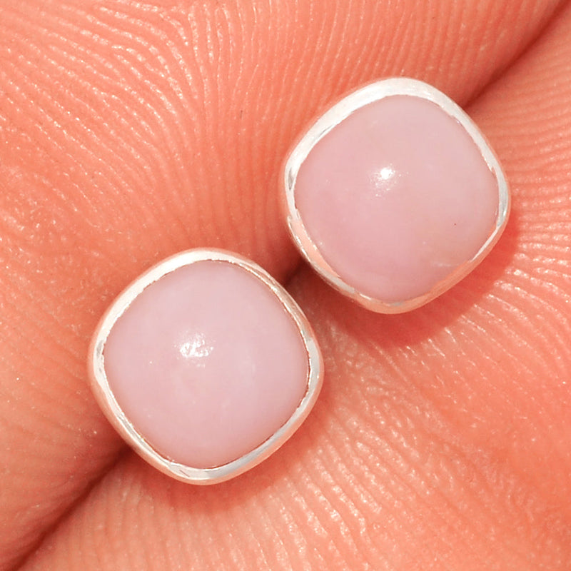 Pink Opal Studs - PNKS95