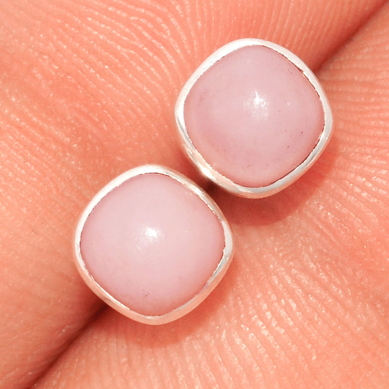 Pink Opal Studs - PNKS98