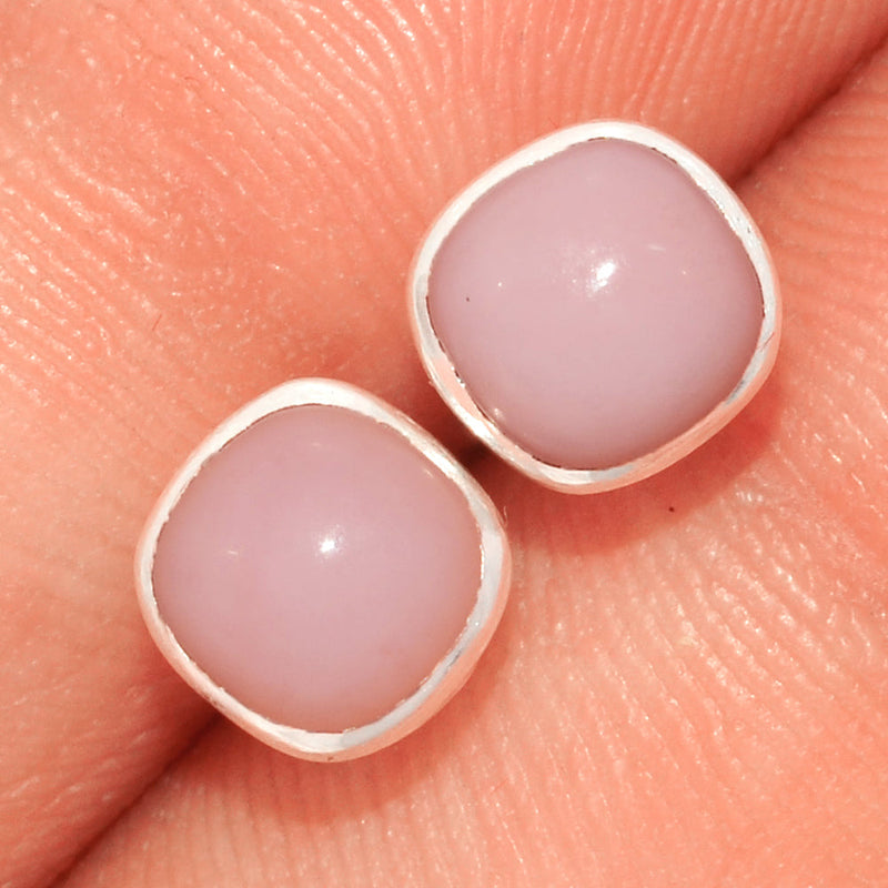 Pink Opal Studs - PNKS99