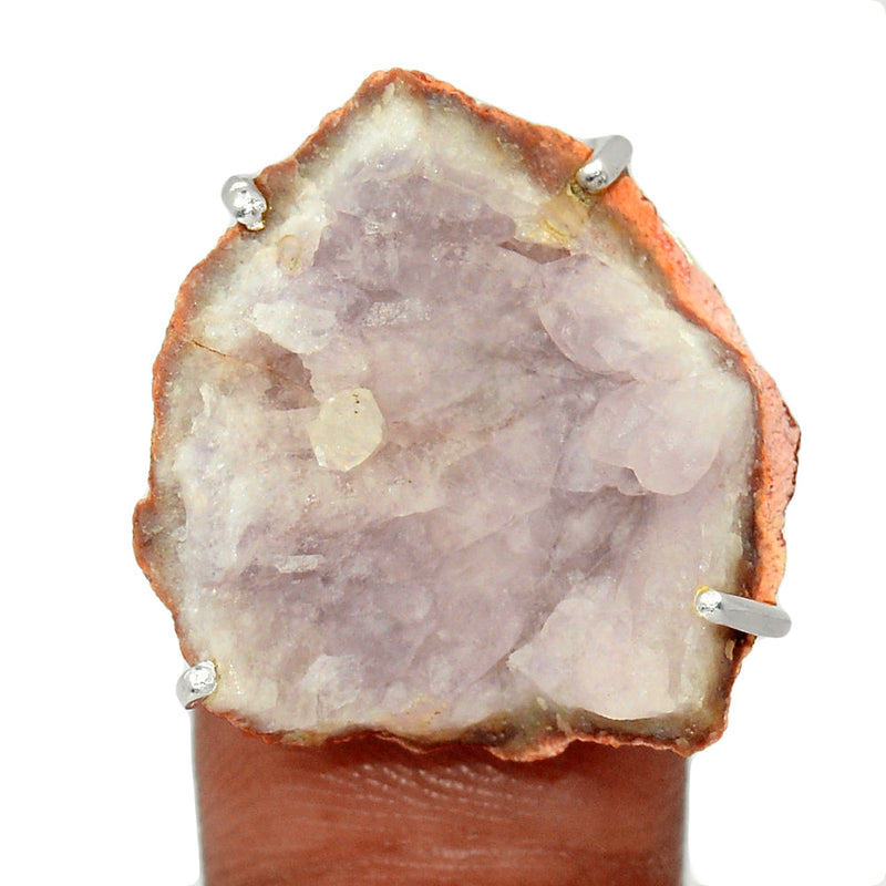 Claw - Pink Amethyst Rough Ring - PNRR10