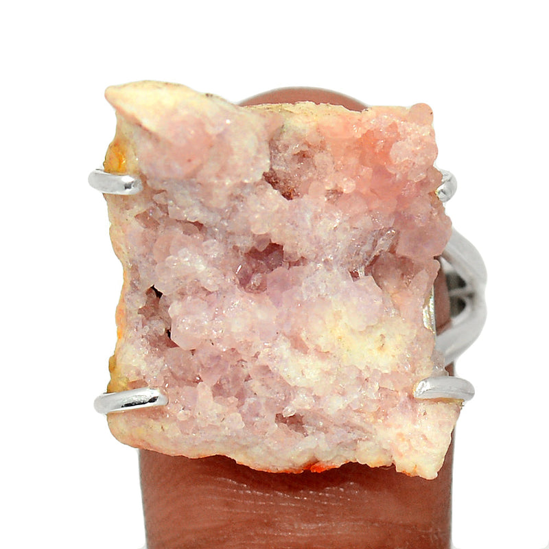 Claw - Pink Amethyst Rough Ring - PNRR3