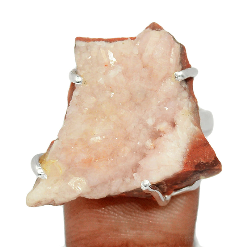 Claw - Pink Amethyst Rough Ring - PNRR5